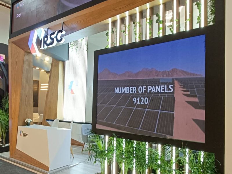 Exhibition stand built by The Task