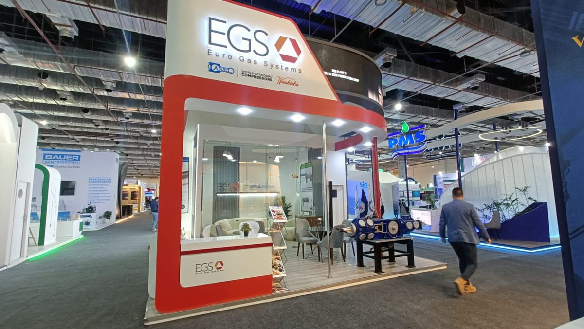 Energy exhibitor stand built by The Task at EGYPES 2024