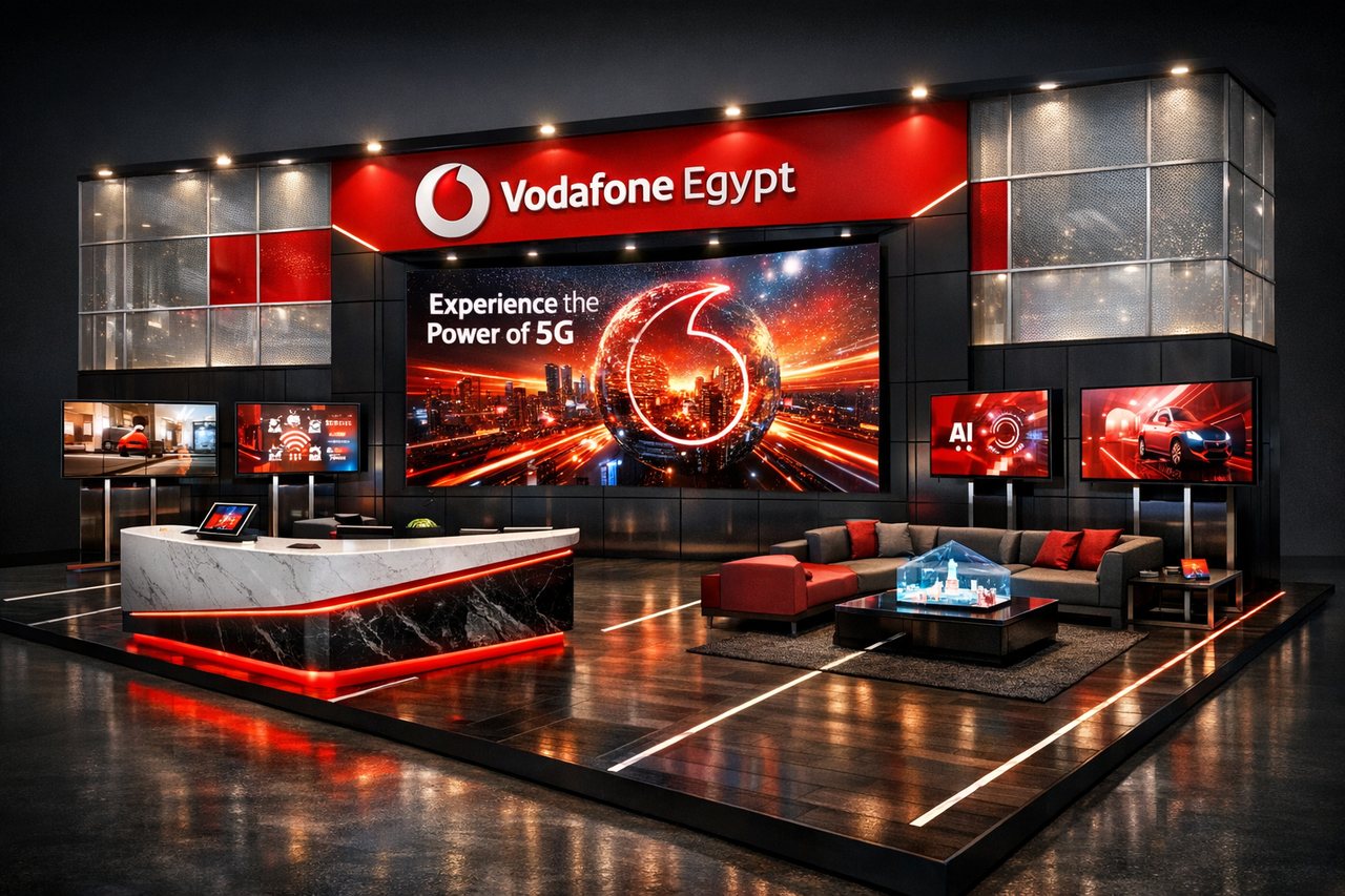 Vodafone 5G experience zone — concept render