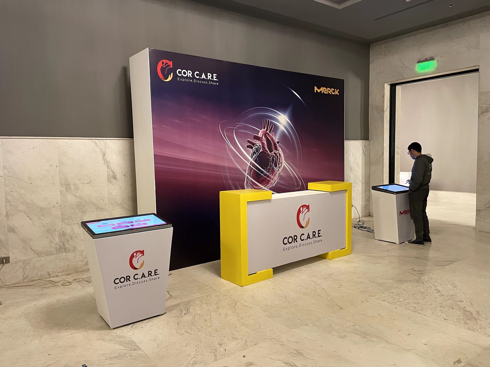Merck — exhibition stand & build by The Task