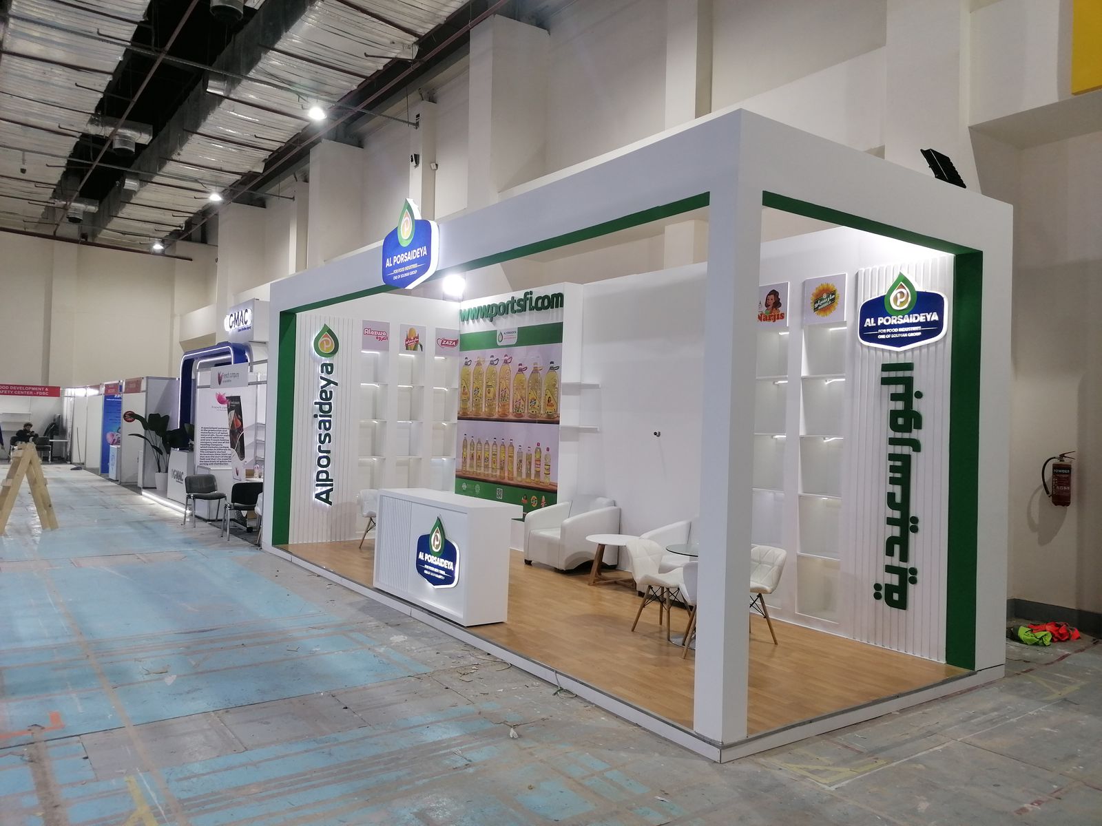 Al Porsaideya exhibition stand — built by The Task