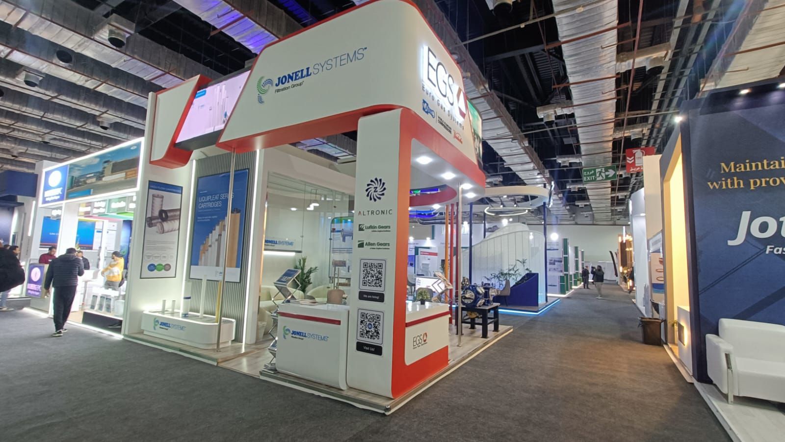 EGYPES 2024 — EGS exhibition stand — design and build by The Task, Egypt