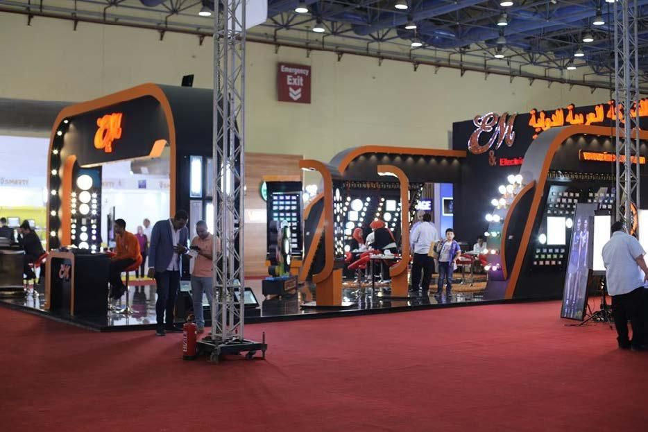 EM Booth exhibition stand — design and build by The Task, Egypt
