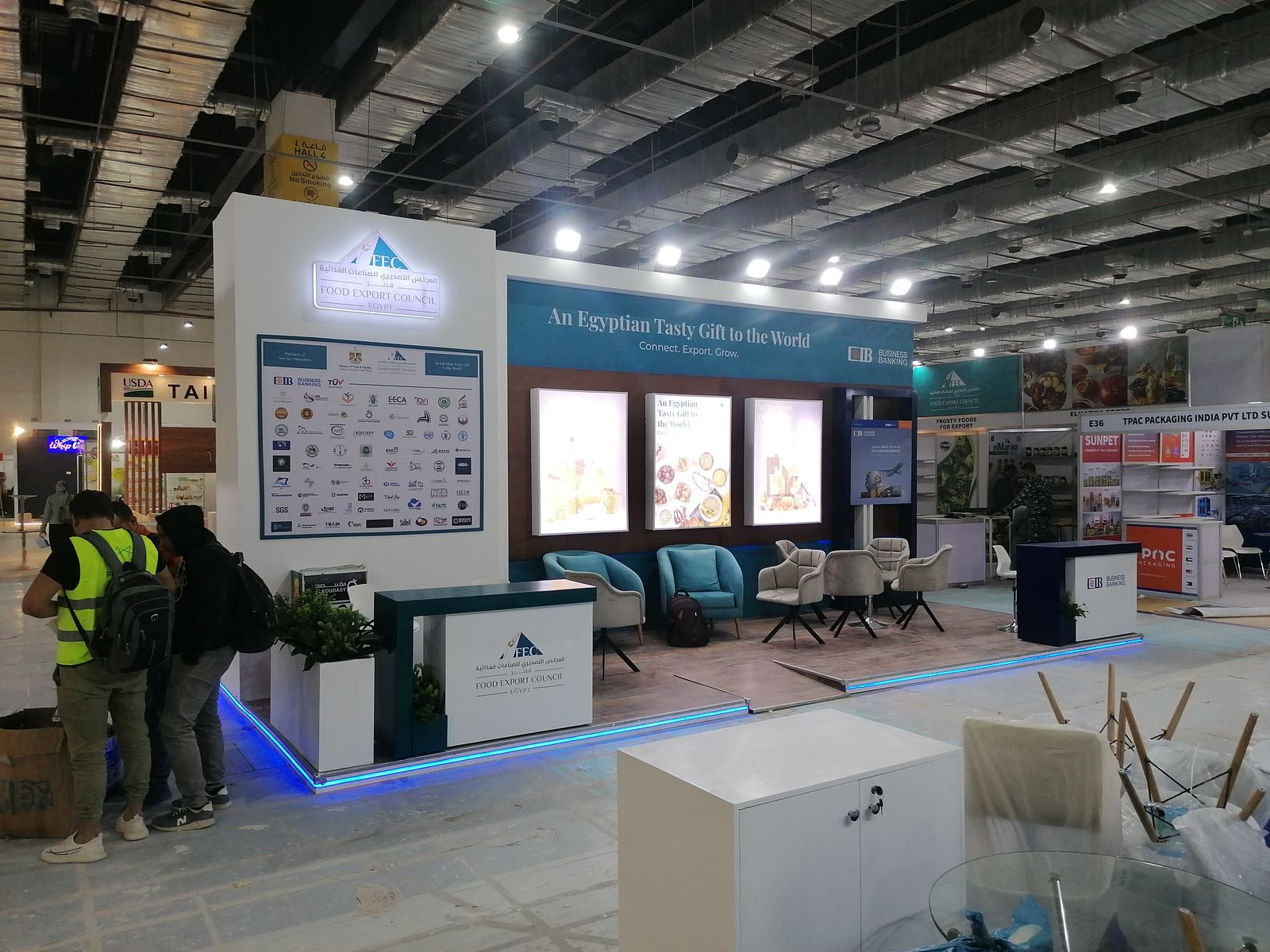 Food Export Council — HEIA — exhibition stand & build by The Task