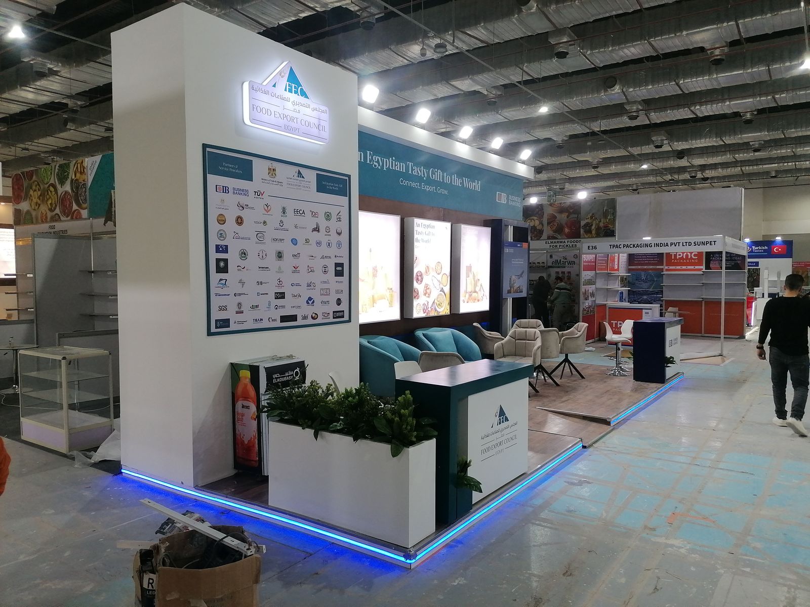 Food Export Council pavilion — built by The Task